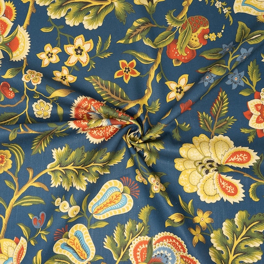 Waverly Imperial Dress Jewel Cotton Slub Home Décor Upholstery Fabric